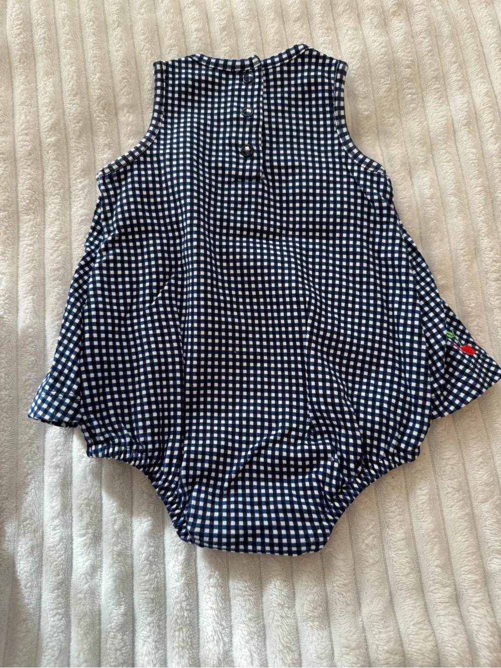 Three piece Little Girl Bundle in White & Navy